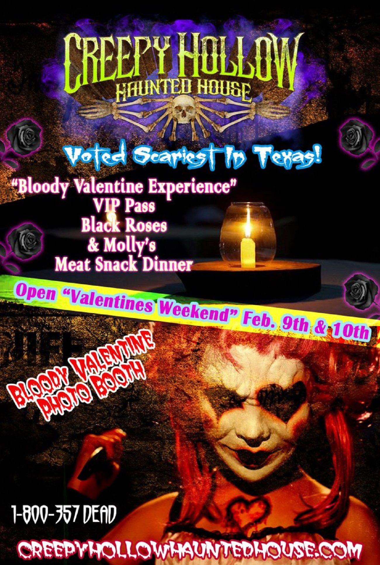 Bloody Valentine Experience Awaits You at Creepy Hollow Haunted House